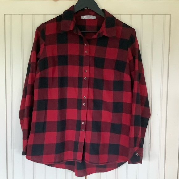 Riders by Lee Tops - Riders by Lee Buffalo Plaid Long Sleeve Sz L EUC